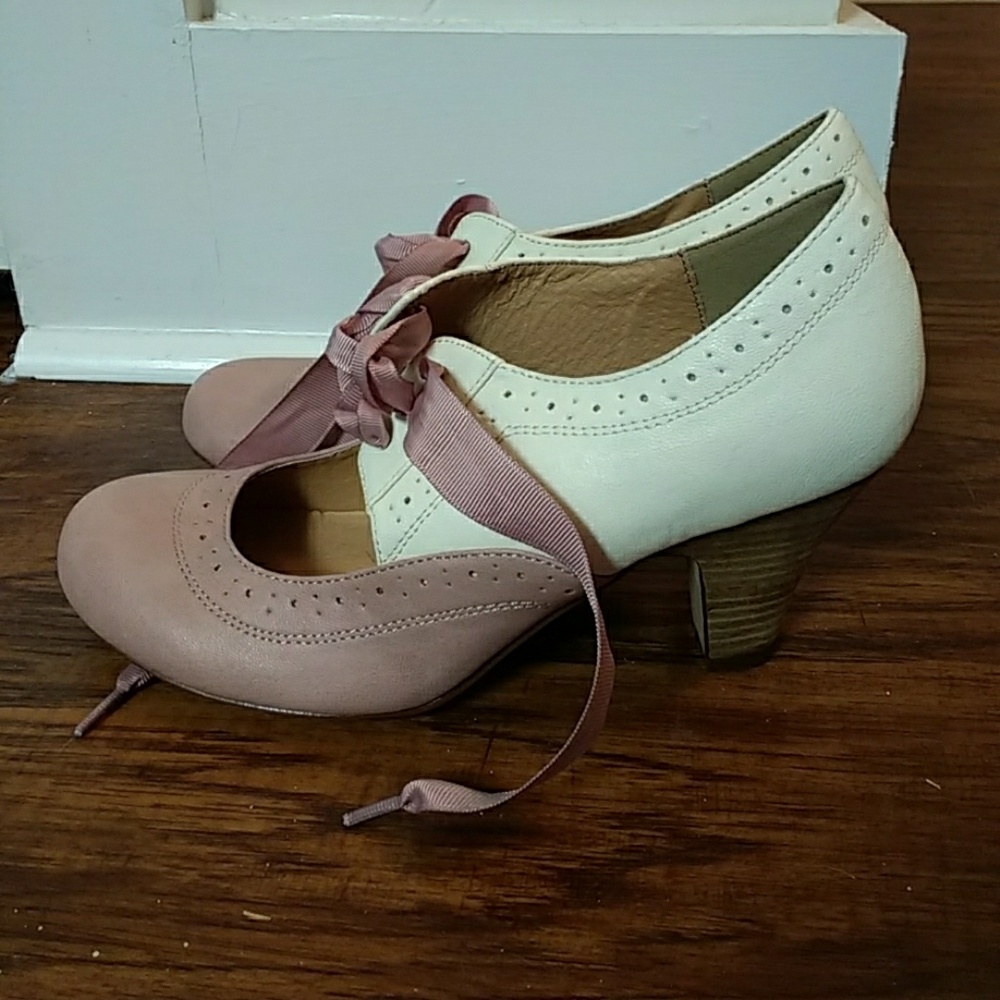 Blush Vintage Inspired Heels